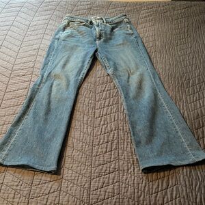 Loft Curvy Slim Flare Jeans